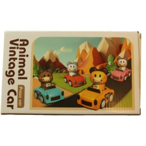 Zmáčkni a jeď – sada autíček 4ks Barevná stlačovací autíčka potěší každého malého závodníka i milovníka zvířátek! Každé autíčko má na horní části roztomilé zvířátko