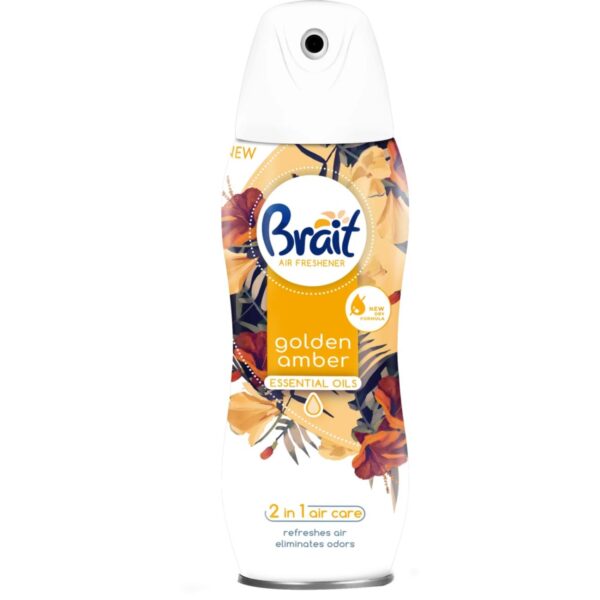 Osvěžovač vzduchu "suchý" Brait 300ml Golden Amber Osvěžovač vzduchu "suchý" Brait 300ml Golden Amber Brait Home parfume Golden Amber osvěžovač vzduchu - neobsahuje vodu