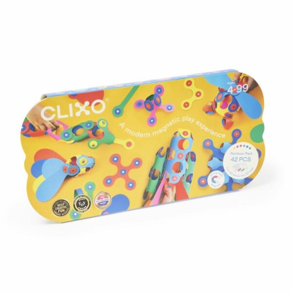 Magnetická stavebnice CLIXO Rainbow 42ks Magnetická stavebnice CLIXO Rainbow 42ks Objevte svět nekonečné kreativity s CLIXO Rainbow