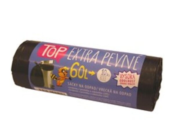 Sáček do koše 60l/10ks LDPE extra pevné Sáček do koše 60l/10ks LDPE extra pevné Sáček do koše extra pevný