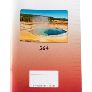 Sešit školní 564 bezdřevý linka Školní sešit A5 564 linkovaný z bezdřevého papíru. Papír 70g/m2