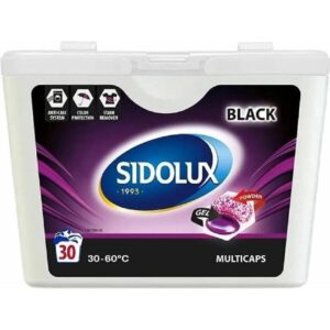 Sidolux Multicaps na praní černého prádla 30ks Kapsle na praní SIDOLUX Multicaps na černé prádlo využívají unikátní Hybrid Technology System