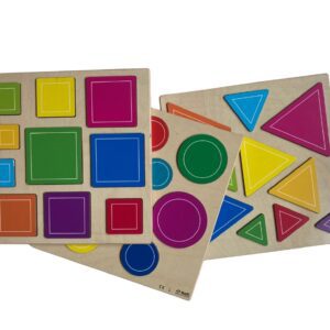 Objevuj tvary - barevné puzzle Zboží II. jakosti: Produkt byl využit jako předváděcí kus