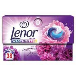Kapsle na praní Lenor na barevné - 38 kapslí Univerzální gelové kapsle Lenor