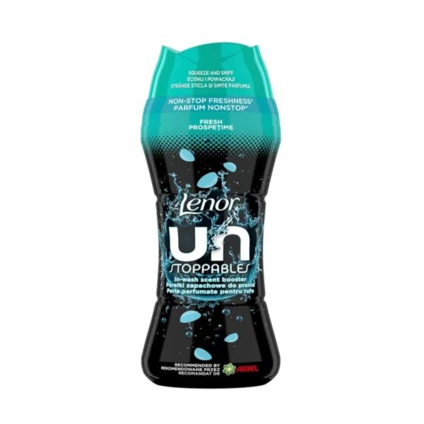 Lenor Unstoppables vonné perličky na praní 195gr Fresh Lenor Unstoppables vonné perličky na praní 195gr Fresh Objevte intenzivní a dlouhotrvající svěžest s vonnými perličkami Lenor Unstoppables Fresh
