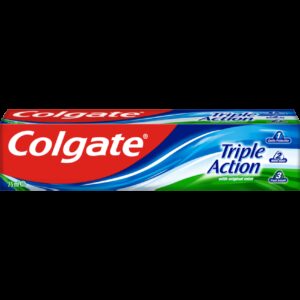 Zubní pasta Colgate 75ml Zubní pasta Colgate Triple Action Original Mint vám dodá dlouhotrvající svěží dech. Napomáhá chránit před bakteriemi způsobujícími zubní kaz