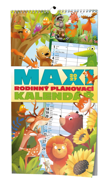 Kalendář nástěnný poznámkový Maxi rodinný BNC10 Kalendář nástěnný poznámkový Maxi rodinný BNC10 Rodinný maxi kalendář pro plánování celé rodiny.