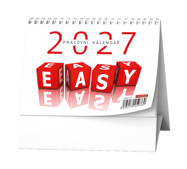 Kalendář stolní pracovní EASY BSA5 Kalendář stolní pracovní EASY BSA5 České týdenní jmenné kalendárium