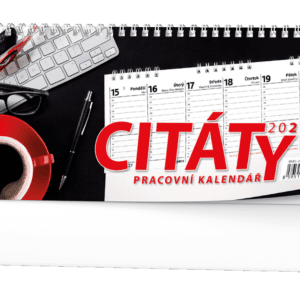 Kalendář stolní pracovní Citáty I. BSB1 České týdenní jmenné kalendárium 
