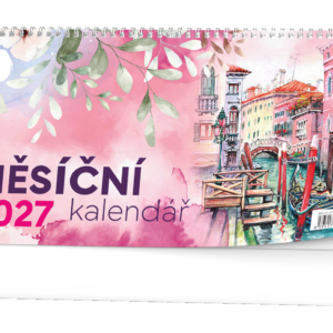 Kalendář stolní žánrový měsíční BSE11 České měsíční jmenné kalendárium