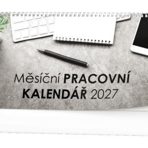 Kalendář stolní pracovní měsíční BSE13 České měsíční jmenné kalendárium