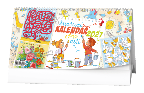 Kalendář stolní žánrový čtrnáctidenní Kreativní kalendář pro děti BSE6 Kalendář stolní žánrový čtrnáctidenní Kreativní kalendář pro děti BSE6 České čtrnáctidenní jmenné kalendárium