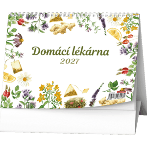 Kalendář stolní žánrový týdenní Domácí lékárna Herber BSE8 České týdenní jmenné kalendárium