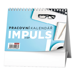 Kalendář stolní pracovní čtrnáctidenní  Impuls I. BSM1 Praktický pracovní kalendář se čtrnáctidenním kalendáriem v menším formátu.