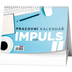 Kalendář stolní pracovní Impuls II. BSM2 České týdenní  jmenné kalendárium 