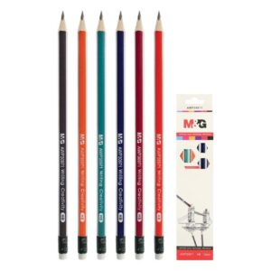 Tužka školní trojhranná HB s gumou Kvalitní grafitová tužka s klasickým dřevěným tělem je ideální volbou pro psaní i kreslení v kanceláři