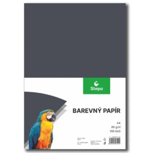 Papír barevný Color A4/80gr Black černý Černý barevný papír A4 s gramáží 80g/m2 přináší eleganci a kreativitu do vašich školních i kancelářských projektů. Tento kvalitní papír je ideální pro použití v tiskárnách