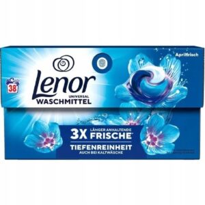 Kapsle na praní Lenor na bílé - 38 kapslí Univerzální gelové kapsle Lenor