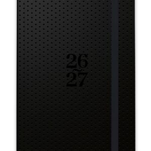 Diář týdenní B6 Lungo 18 měsíční BLU9 - 4 tmavý 18 měsíční týdenní diář Lungo v elegantním tmavém designu pokrývá období od července 2026 až do konce roku 2027. Ideální pro přehledné plánování školního roku i dlouhodobých projektů. Praktický formát B6