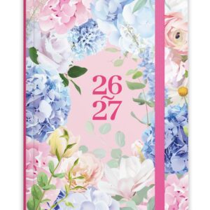 Diář týdenní B6 Lungo 18 měsíční BLU9 - 1 květy 18 měsíční týdenní diář Lungo v elegantním květinovém designu pokrývá období od července 2026 až do konce roku 2027. Ideální pro přehledné plánování školního roku i dlouhodobých projektů. Praktický formát B6