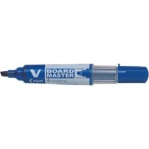 Značkovač PILOT V-Board Master BeGreen modrý seřízlý Popisovač na bílé tabule Pilot V-Board Master v modré barvě díky tekutému inkoustu poskytuje sytou a nepřerušovanou stopu
