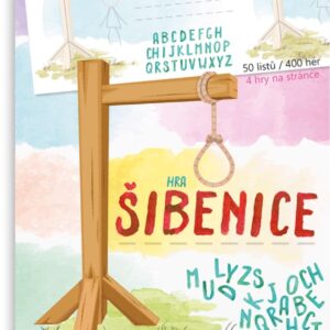Blok pro hru Šibenice Zahrajte si klasickou hru Šibenice! Praktický blok ve formátu A5 obsahuje 50 listů pro vaši zábavu doma i na cestách. Stačí jen tužka a chuť hrát.