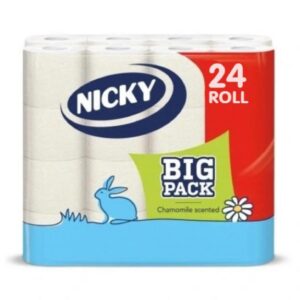 Toaletní papír 200 3vrs. NICKY heřmánek Toaletní papír NICKY Big Pack