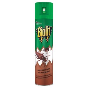 Biolit na lezoucí hmyz 400ml Vysoce účinný prostorový sprej proti lezoucímu hmyzu. Díky účinnému složení působí okamžitě během několika sekund a poskytuje ochranu až 4 týdny.Obsah 400 ml