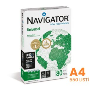 NAVIGATOR UNIVERSAL A4/80gr xerografický papír kvalita "A"/550listů Speciální NAVIGATOR 550 listů/balíček