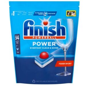 Tablety do myčky FINISH Calgonit 94ks Tablety do myčky Finish PowerBall All in 1 Max Regular si poradí se vším