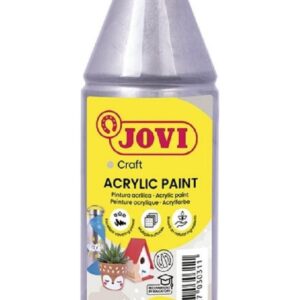 Barvy akrylové JOVI 250ml stříbrná 68037 Akrylová barva na vodní bázi