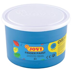 Prstové barvy JOVI 500ml modrá - 56121 Kvalitní prstové barvy na bázi přírodních ingrediencí se želatinovou strukturou