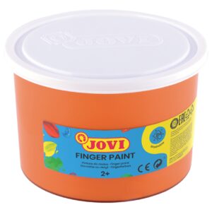 Prstové barvy JOVI 500ml oranžová - 56106 Kvalitní prstové barvy na bázi přírodních ingrediencí se želatinovou strukturou