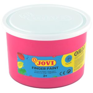 Prstové barvy JOVI 500ml růžová - 56108 Kvalitní prstové barvy na bázi přírodních ingrediencí se želatinovou strukturou