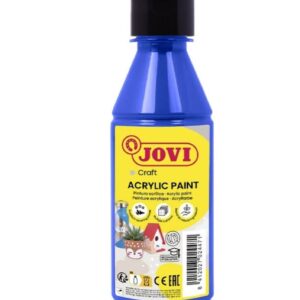 Barvy akrylové JOVI 250ml tm. modrá - 68024 Akrylová barva na vodní bázi