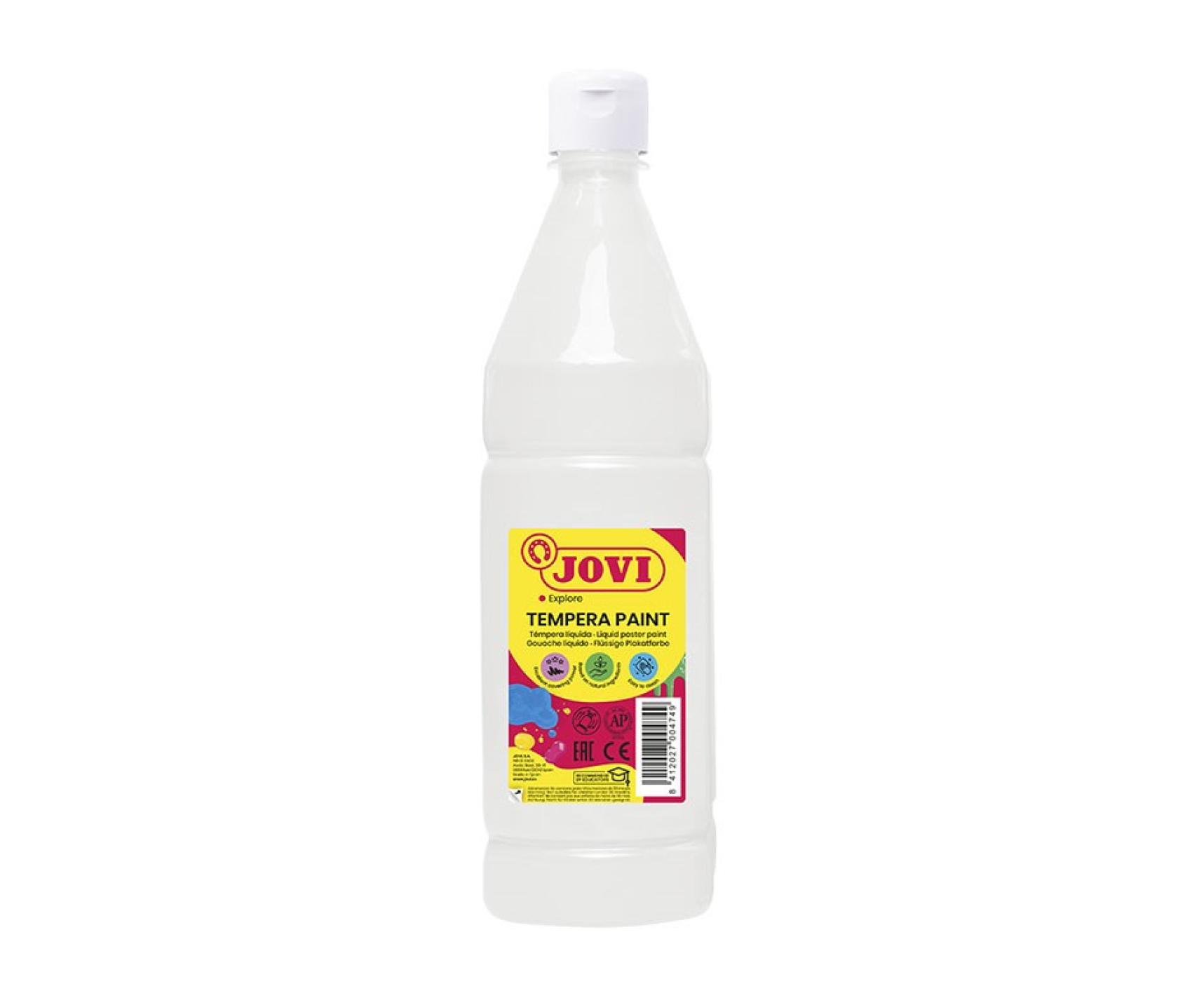 Barvy temperové JOVI 1lt bílá - 51101 Barvy temperové JOVI 1lt bílá - 51101 Premium temperové barvy JOVI nejvyšší kvality obsahují vysoké množství přírodního pigmentu