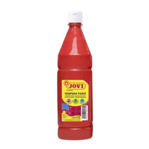 Barvy temperové JOVI 1lt červená - 51107 Premium temperové barvy JOVI nejvyšší kvality obsahují vysoké množství přírodního pigmentu