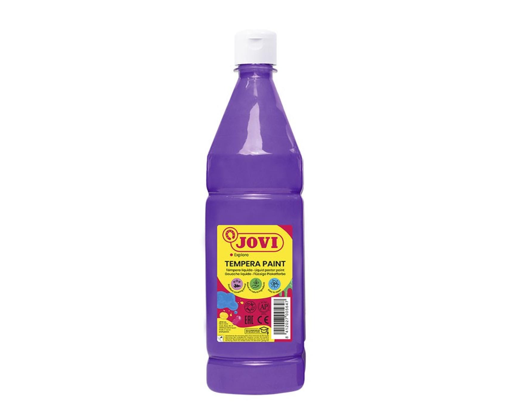 Barvy temperové JOVI 1lt fialová - 51123 Barvy temperové JOVI 1lt fialová - 51123 Premium temperové barvy JOVI nejvyšší kvality obsahují vysoké množství přírodního pigmentu