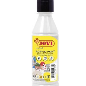 Barvy akrylové JOVI 250ml bílá - 68001 Akrylová barva na vodní bázi