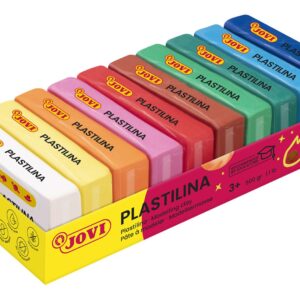 Modelína JOVI 10x50g/10 barev - 70/10S Modelína JOVI na rostlinné bázi v zábavných barvách. Je velmi dobře tvarovatelná