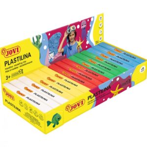 Modelína JOVI 15x150g/5 barev - 71B Modelína JOVI na rostlinné bázi v zábavných barvách. Je velmi dobře tvarovatelná