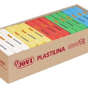 Modelína JOVI 15x350g/5 barev - 72B Modelína JOVI na rostlinné bázi v zábavných barvách. Je velmi dobře tvarovatelná