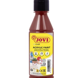 Barvy akrylové JOVI 250ml hnědá - 68012 Akrylová barva na vodní bázi