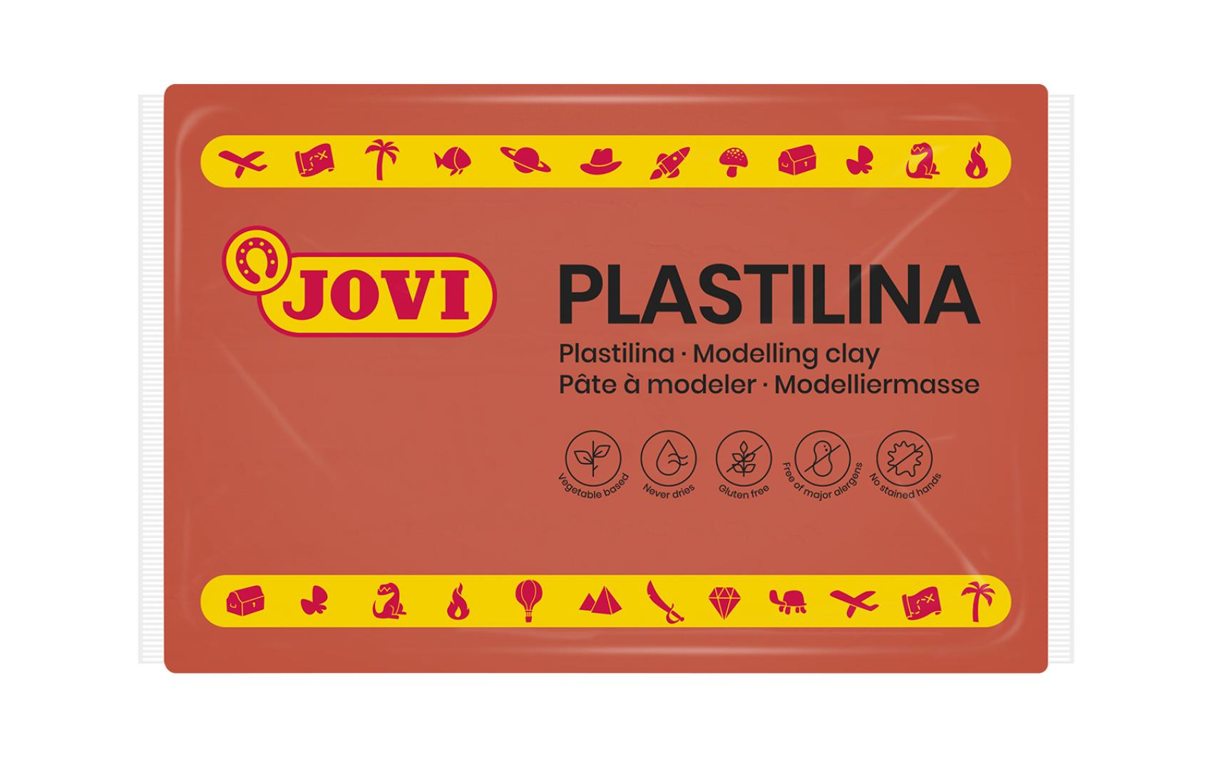 Modelína JOVI 350g hnědá - 7209k Modelína JOVI 350g hnědá - 7209k Modelína JOVI na rostlinné bázi v zábavných barvách. Je velmi dobře tvarovatelná