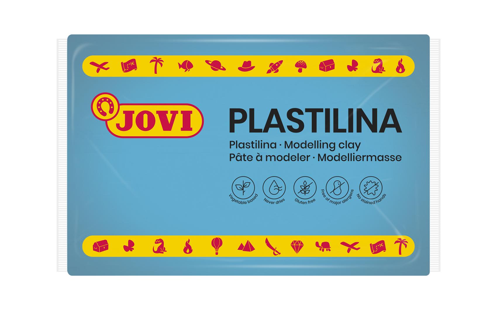 Modelína JOVI 350g modrá - 7212k Modelína JOVI 350g modrá - 7212k Modelína JOVI na rostlinné bázi v zábavných barvách. Je velmi dobře tvarovatelná