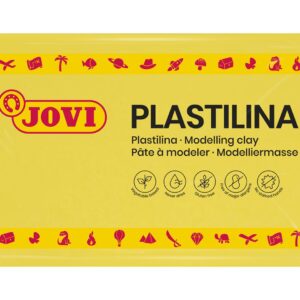 Modelína JOVI 350g žlutá - 7202k Modelína JOVI na rostlinné bázi v zábavných barvách. Je velmi dobře tvarovatelná