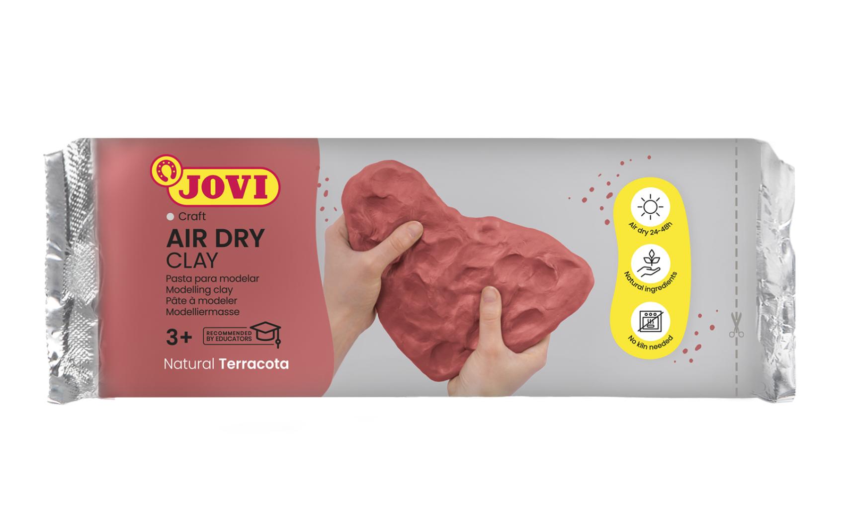 Modelovací hmota JOVI samotvrdnoucí 1kg hnědá Terracotta - 89 Modelovací hmota JOVI samotvrdnoucí 1kg hnědá Terracotta - 89 Samotvrdnoucí hmota