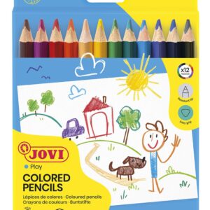 Pastelky JOVI trojhranné JUMBO 12ks