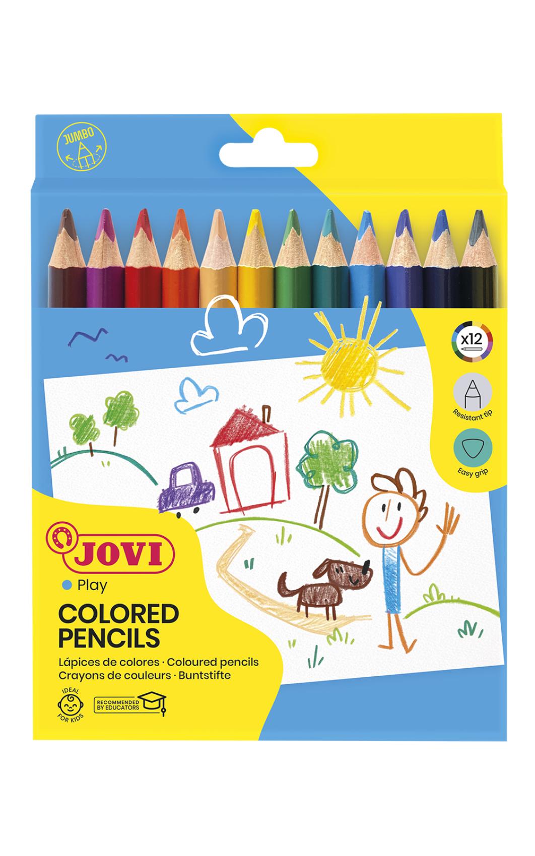 Pastelky JOVI trojhranné JUMBO 12ks Pastelky JOVI trojhranné JUMBO 12ks