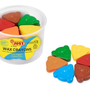 Pastelky voskové JOVI trojúhel. Medvídek 30ks - 943 Voskové pastelky JOVI trojúhelníkové medvídek. Voskovka nešpiní